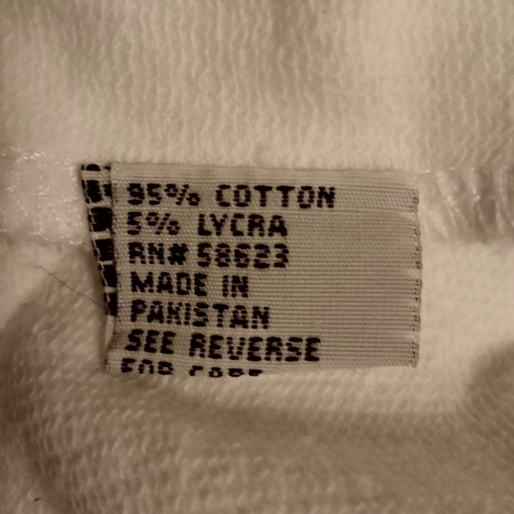 Women's effeci Size Small White Jersey Skater  Skirt Elastic Waistband No DStrin - Picture 7 of 8